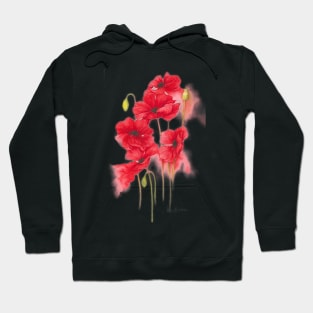 Red Flower Cute GreenLife Hoodie